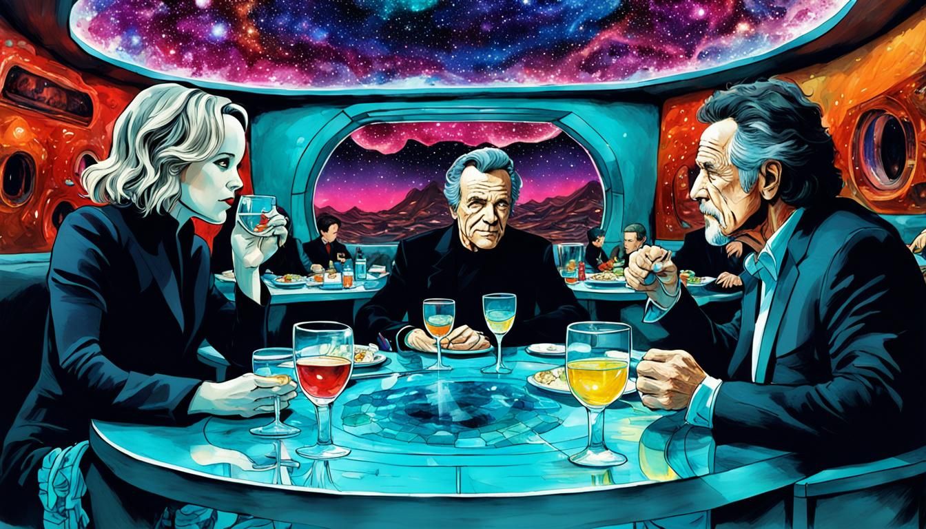 Rachel McAdams Dinner: Moebius Comic Art