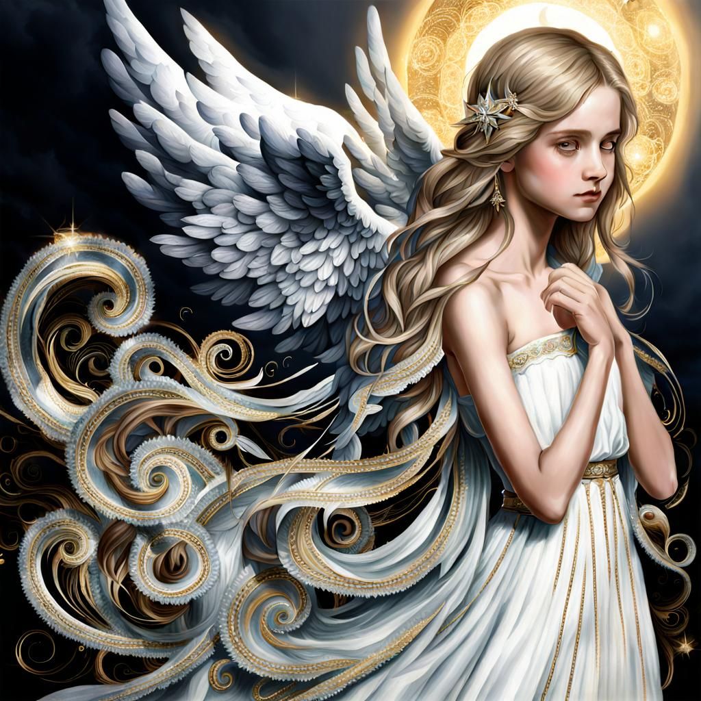 Serene Angelic Figure