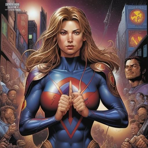 World Peace Comic Book Art by Brooks and Mumford