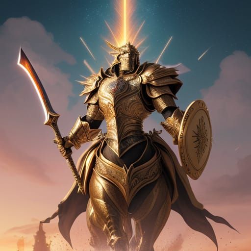 Majestic War Horse Colossus of Knightly Power