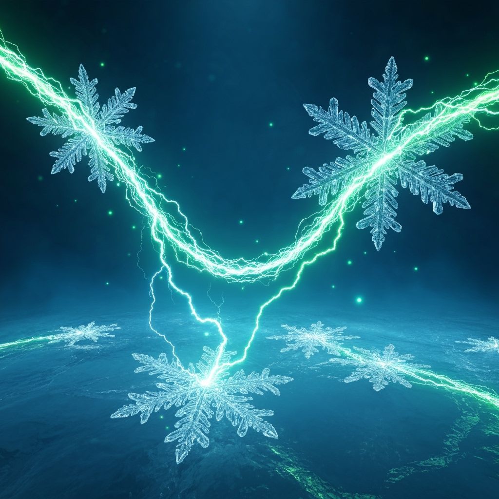 Flexoelectricity Visualization: Bending Ice Crystals Emit En...