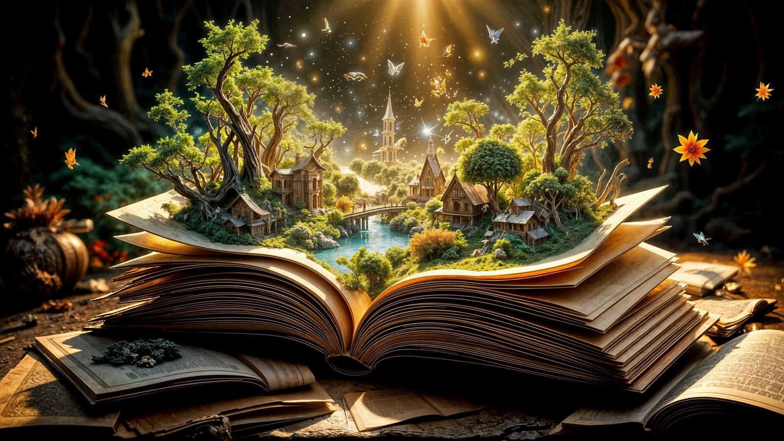 Pages of an Elven Village