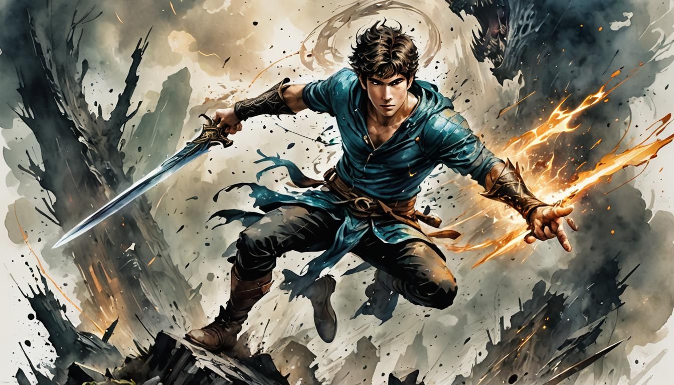 Percy Jackson Leaps into Action