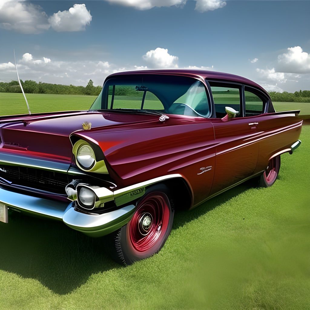 Nature Reclaims a Rusted Chevy Bel Air