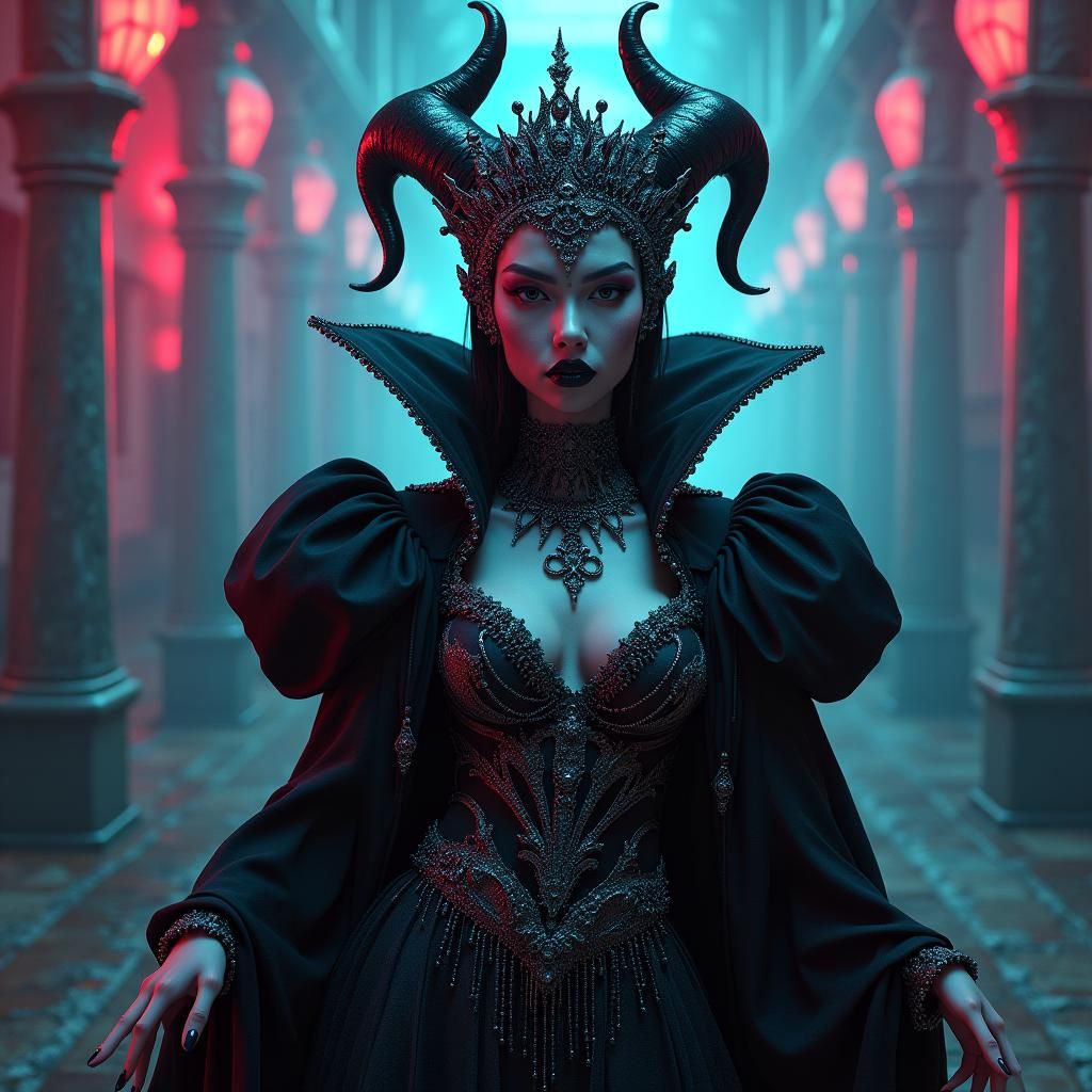 Manga Villainess Queen in Mystical Realm