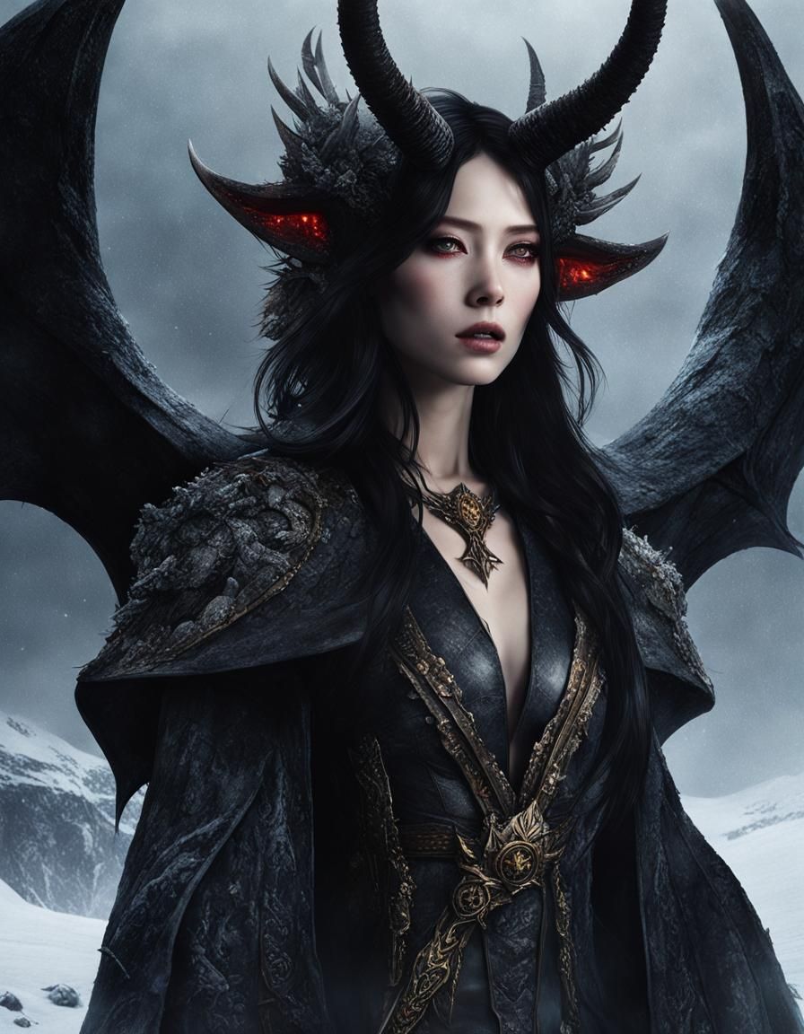 Androgynous Incubus in Frozen Wasteland