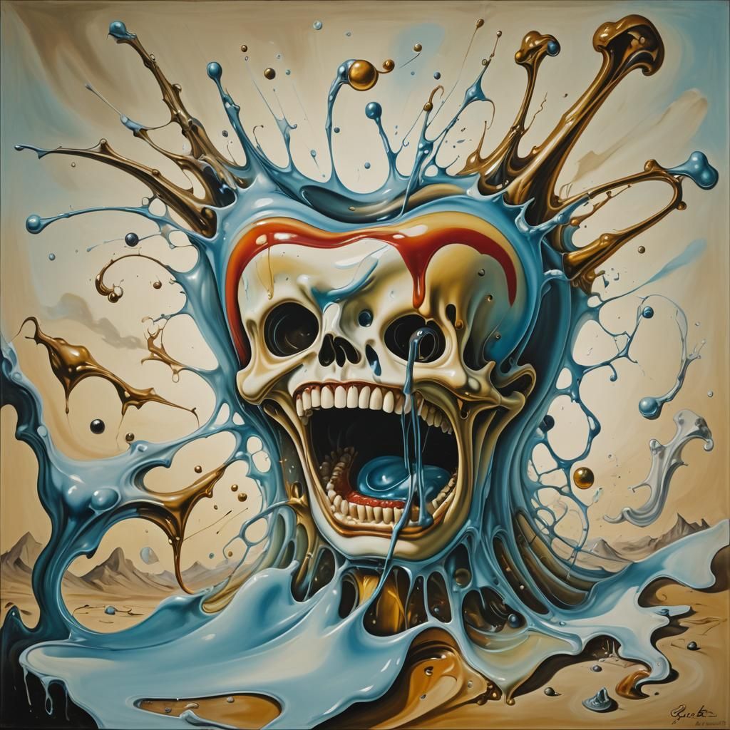 Surreal Tooth Rush Inspired by Salvador Dali