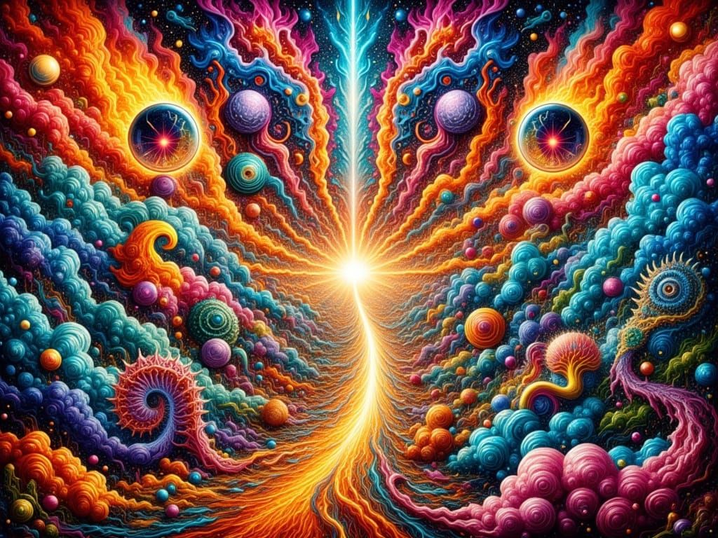 Ethereal Vortex in Vibrant Abstraction