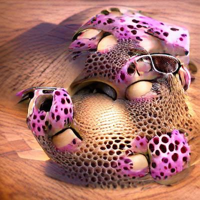 Trypophobia Tortoise: A Beautiful VRay Render
