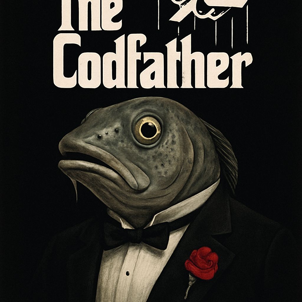 The Codfather: A Humorous Movie Poster Parody