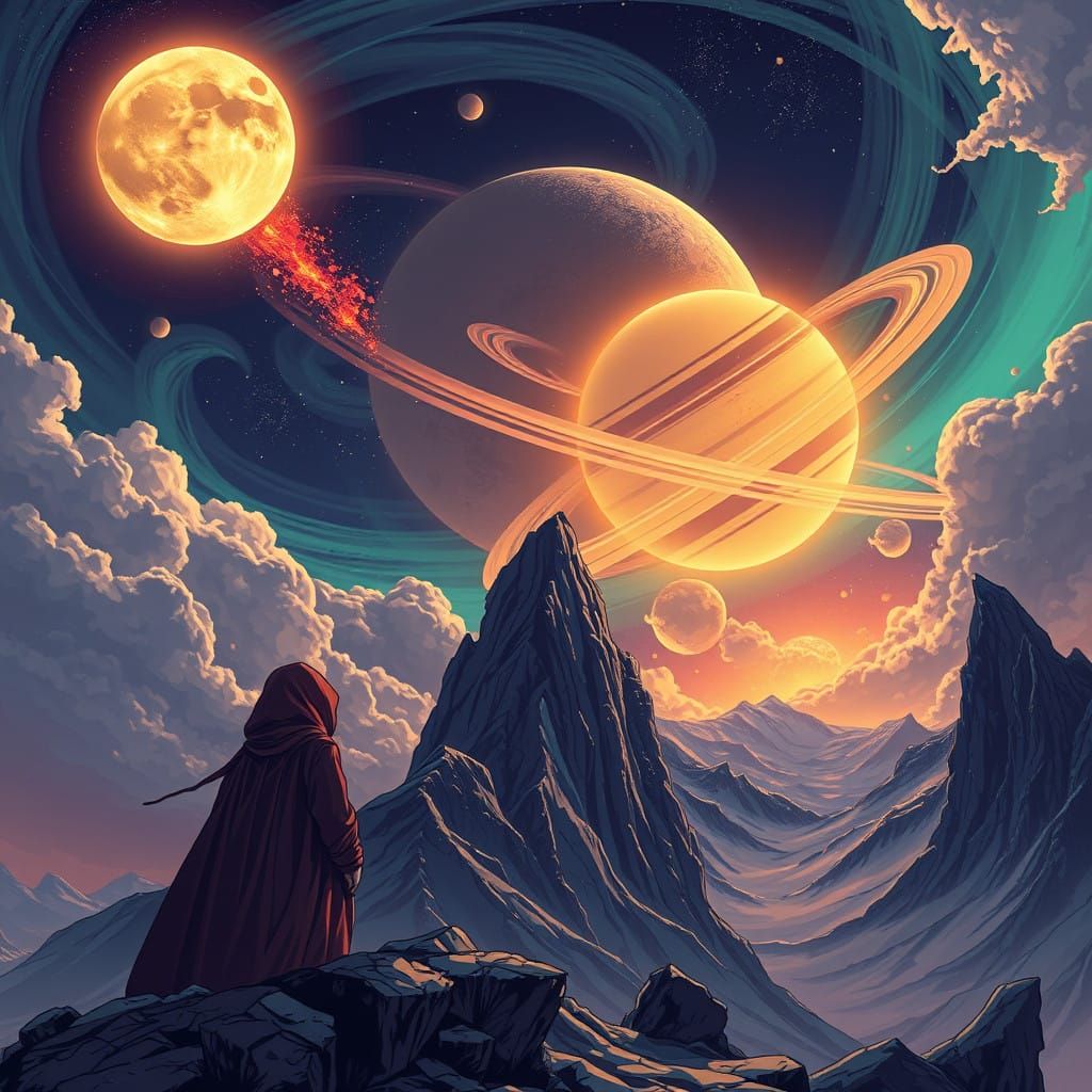 Vigilant Guardians Witness Celestial Catastrophe in a Futuri...