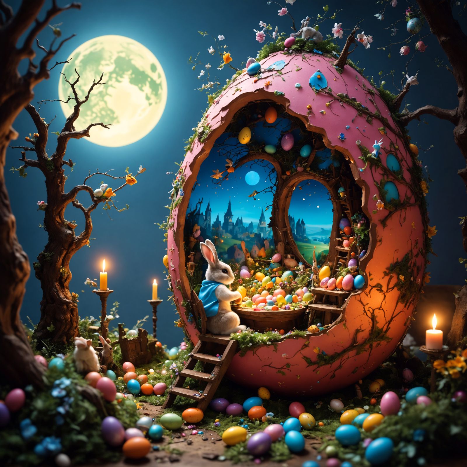 The Easter Bunny's workshop