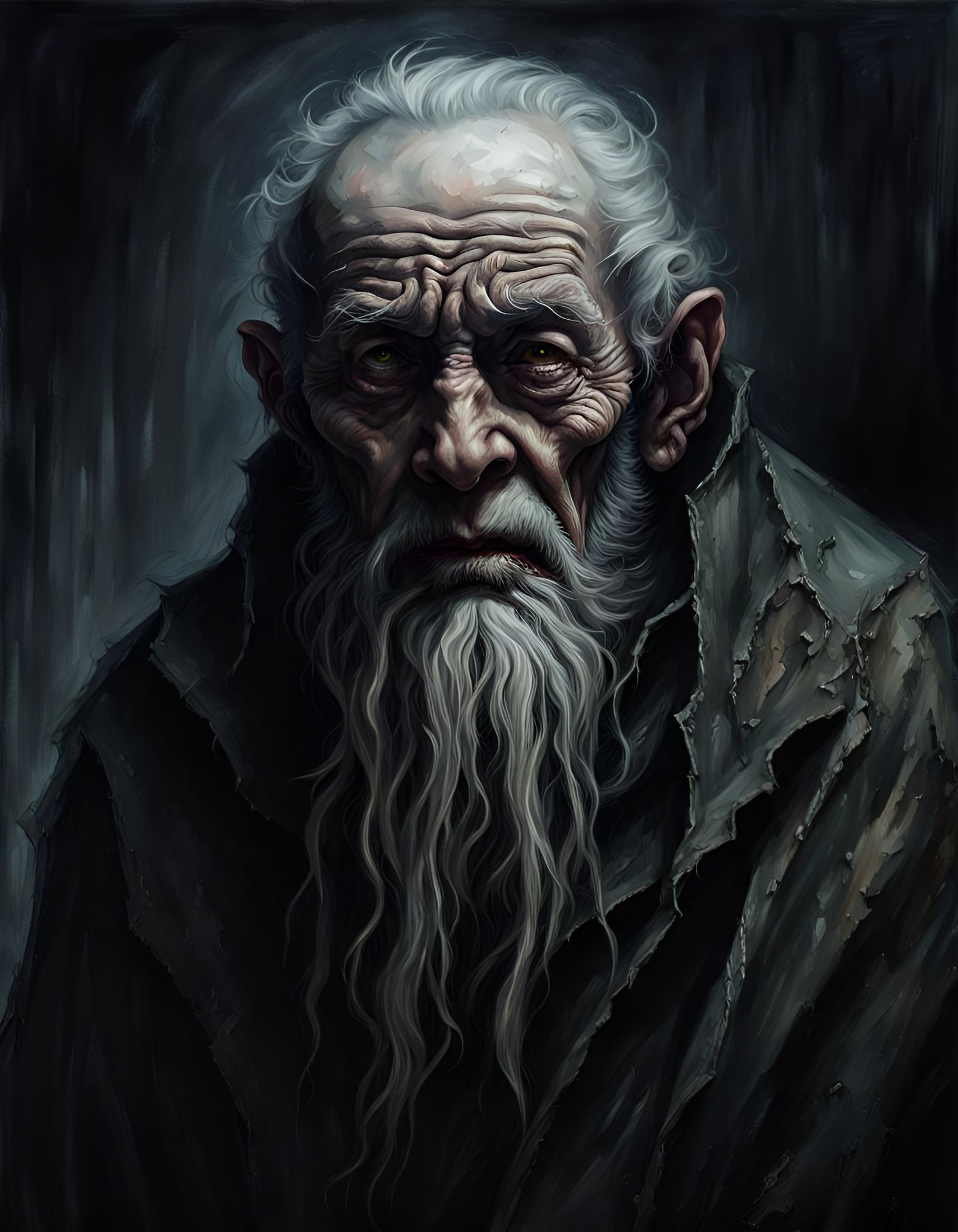 Cursed Portrait of an Evil Old Man