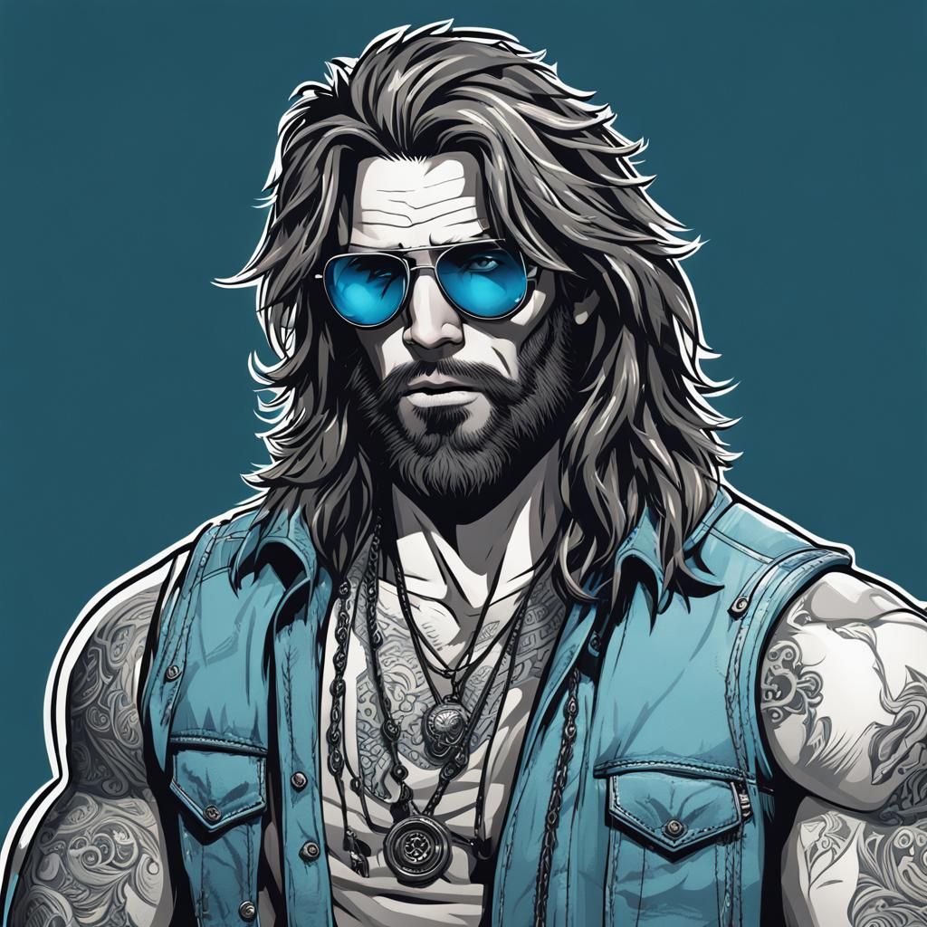 Portrait of Logan Ramsey with Shaggy Hair