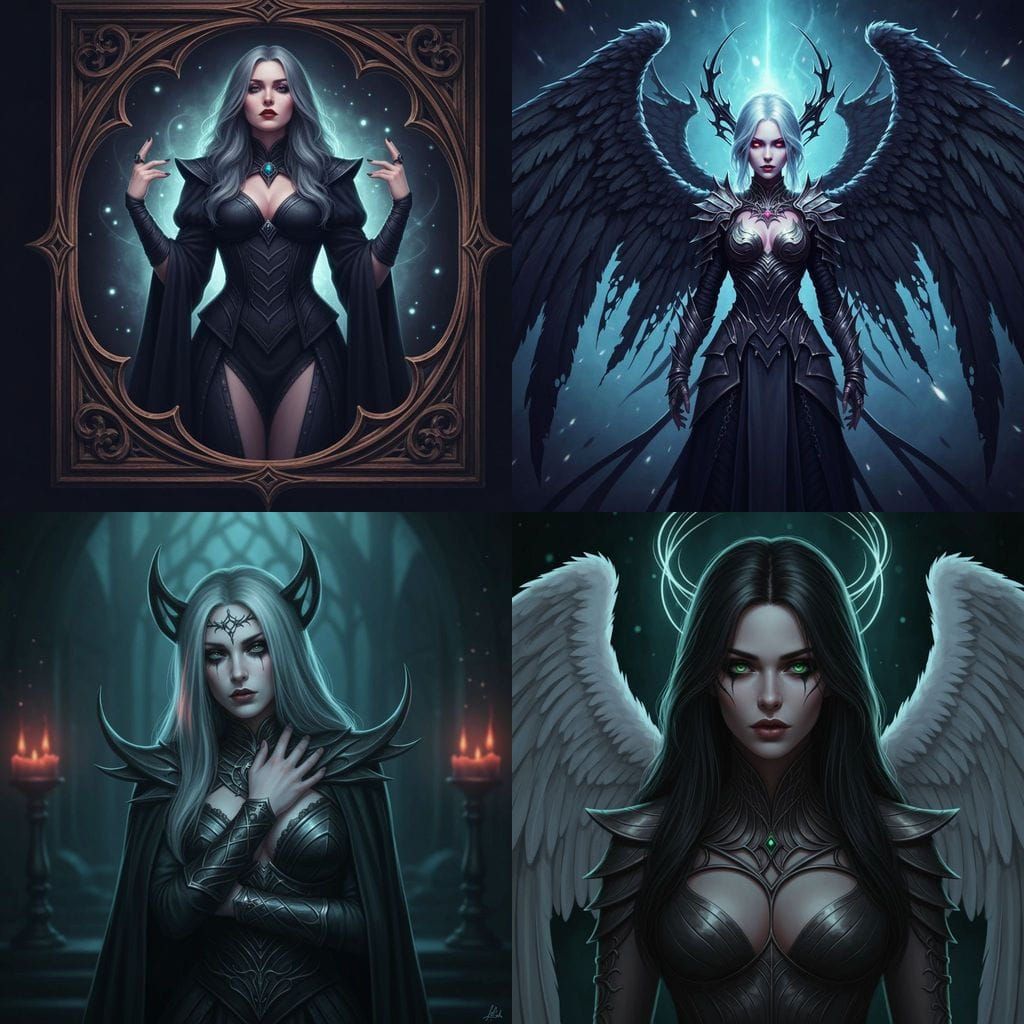 League of Legends Morgana Art Portrait