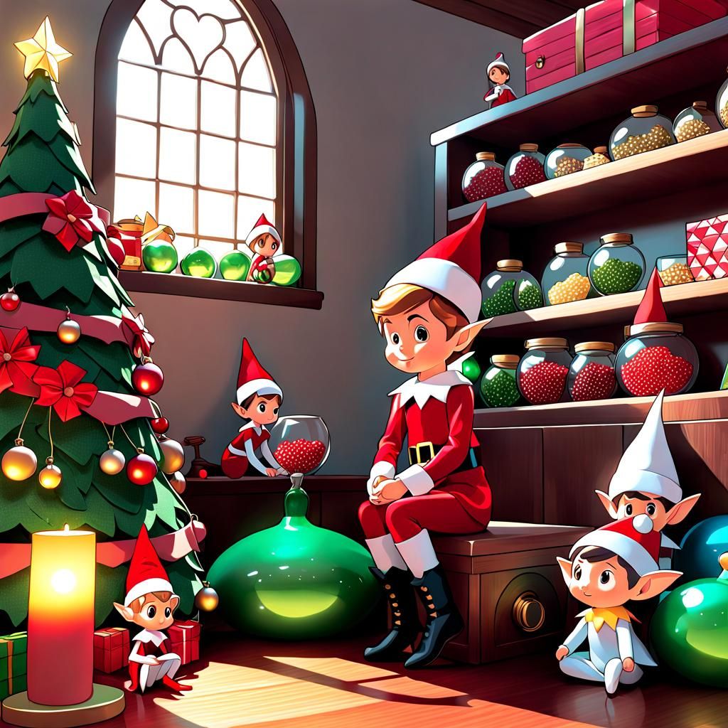 Elf on the Shelf: Manga-Inspired Mischief
