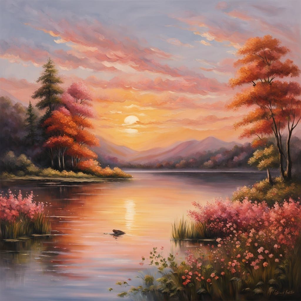 Orange Sunset Glow
