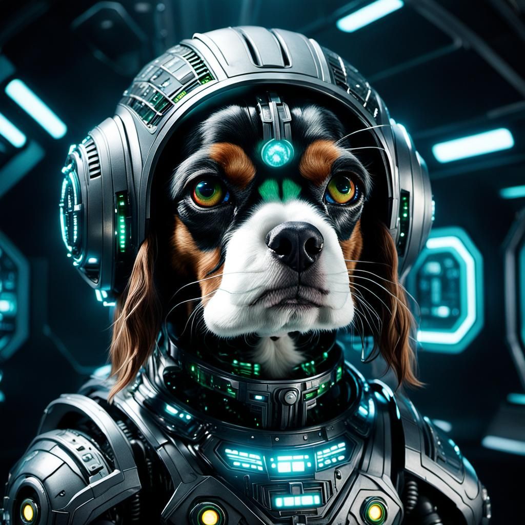 Cavalier King Charles Spaniel Borg Transformation