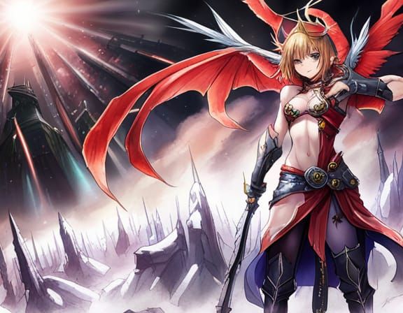 Fantasy Anime: Demonic King in Chains