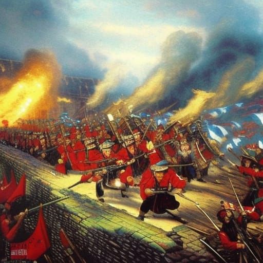 Peoples' Army Triumph on London Bridge