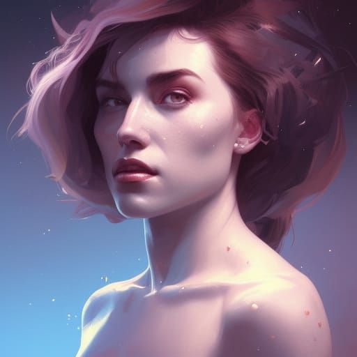 Otherworldly Portrait in Hyperdetailed Digital Art