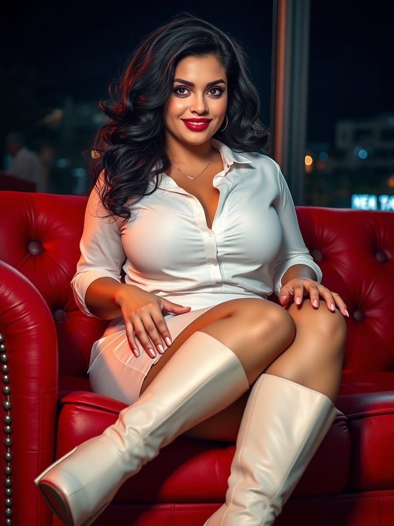 Sultry Middle Eastern Woman Exudes Confidence in Hyperreal P...