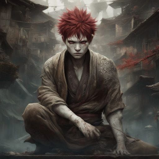 Gaara of the Desert: Dark Fantasy Masterpiece