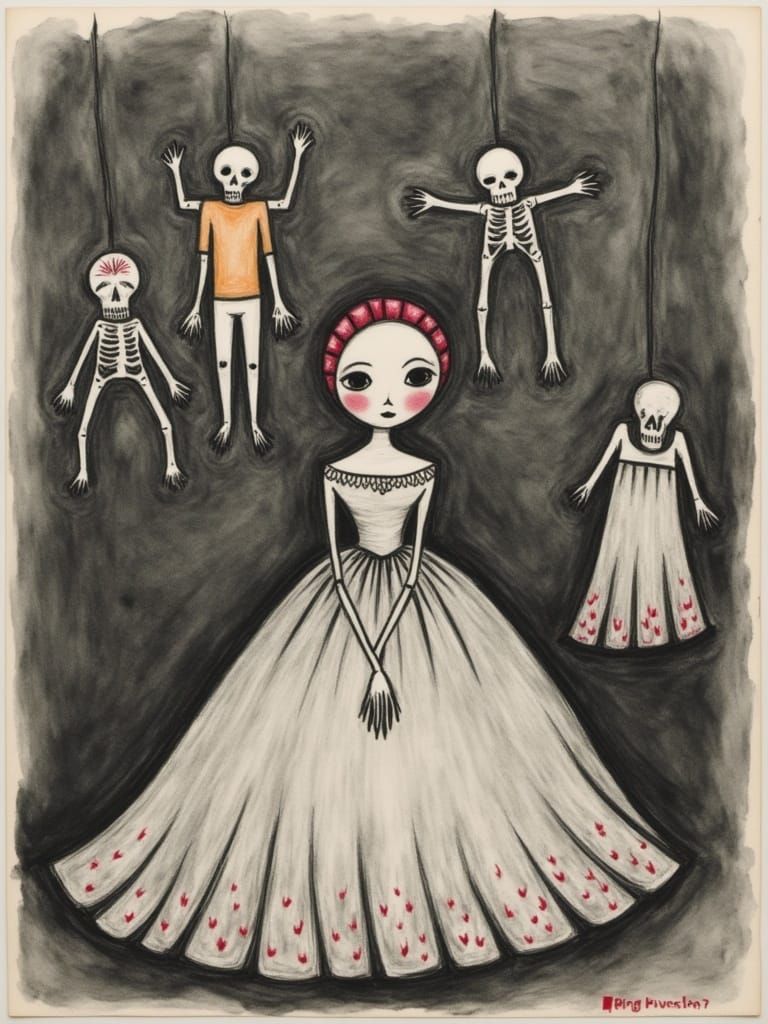 Dismal Watercolor Daisy Finds Dead Party