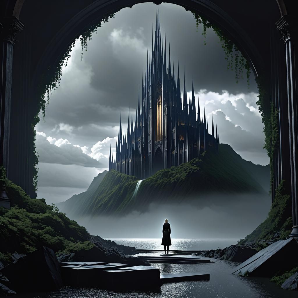 Digital Painting of Tangled Emotions in 8k