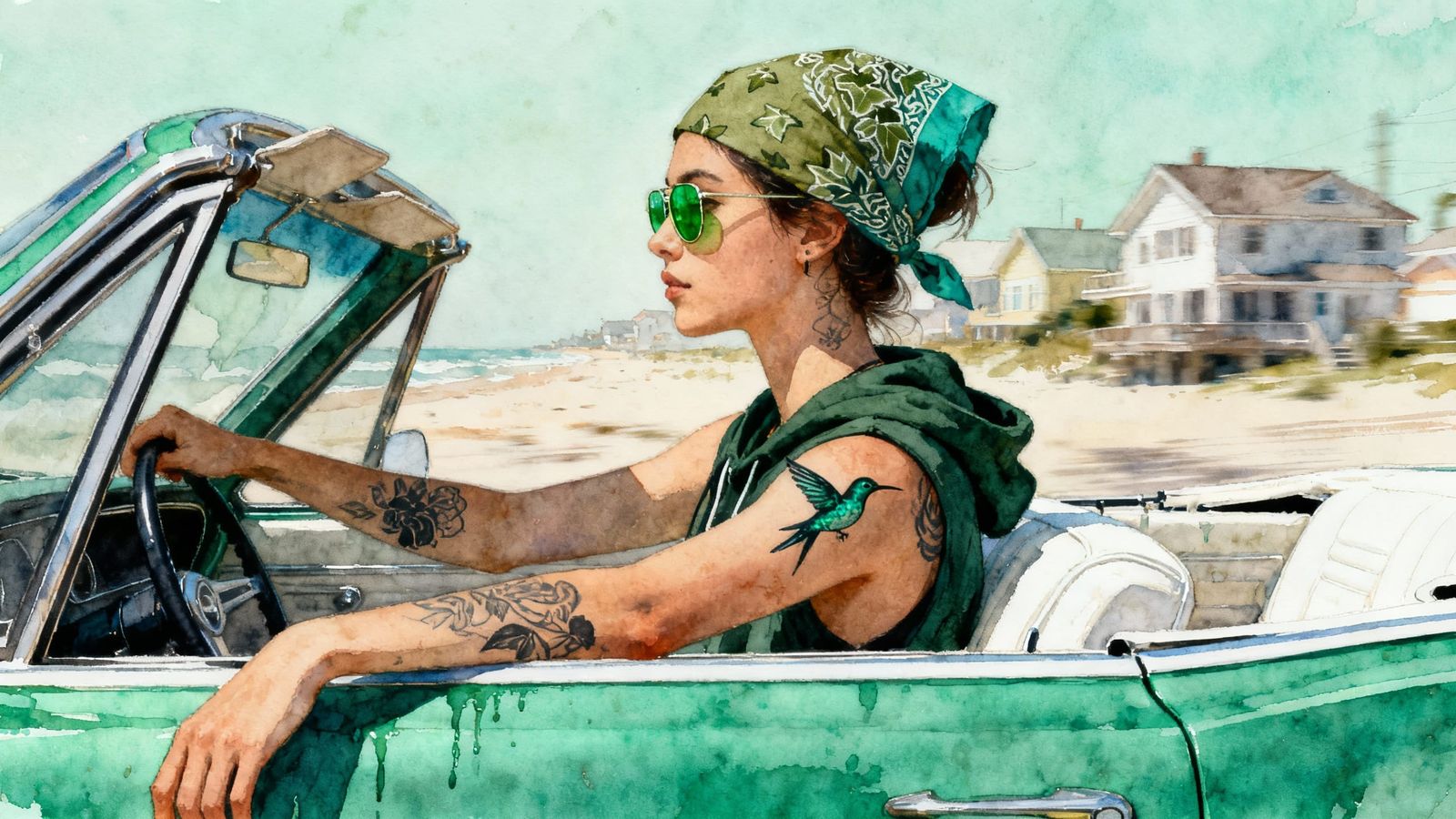 "...Playing Al Green in your car..."