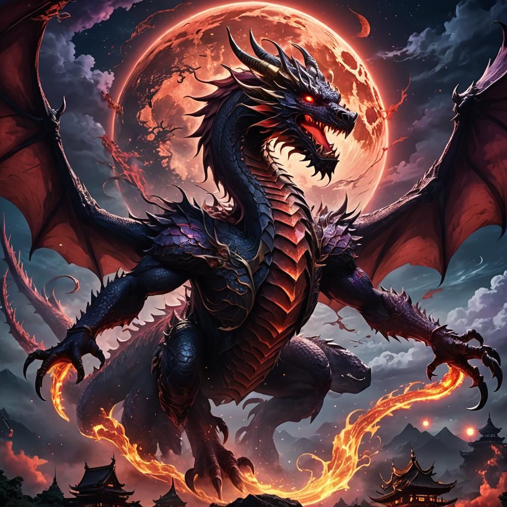 Blood Moon Dragon Rising, Anime Key Visual