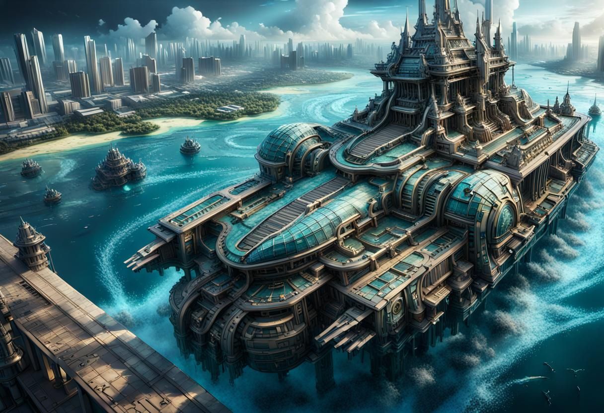 high tech city of atlantis