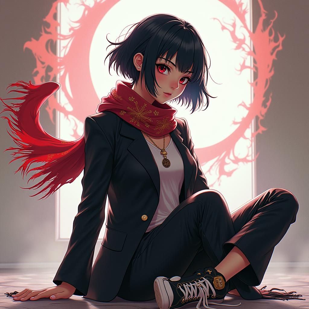 Rukia Kuchiki in Gucci and Adidas: Digital Concept Art