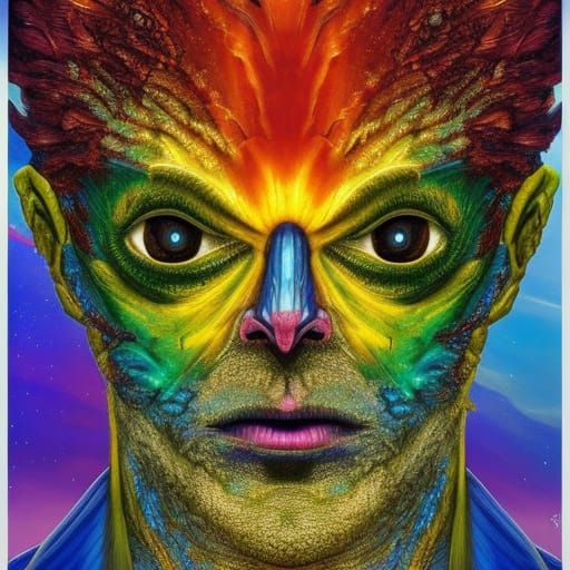 Dark_Matter Portrait done_in_MSPaint, wireframe, backlit, stained glass, prismatic, copic_markers, shock_art_style, Ryoh...