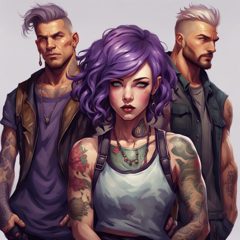 Reverse Harem Portrait: Love and Happiness