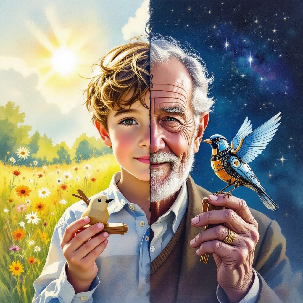 Past and Future: A Portrait Through Time