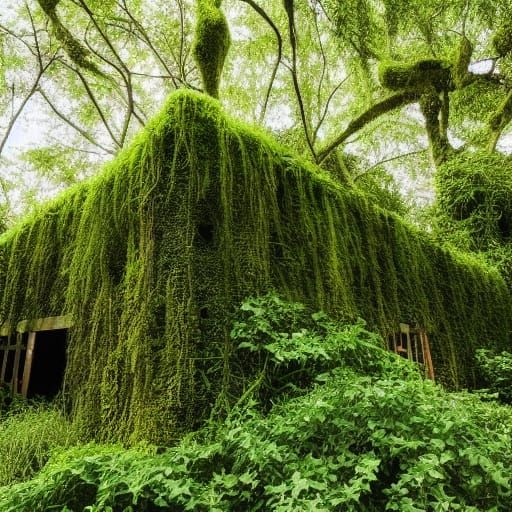 Jungle Reclaims Abandoned Overgrown Farm