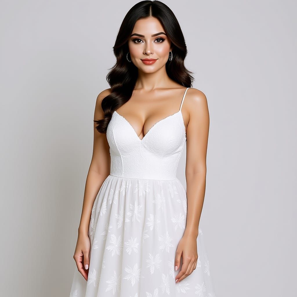 Ukrainian Supermodel in Transparent Wedding Gown