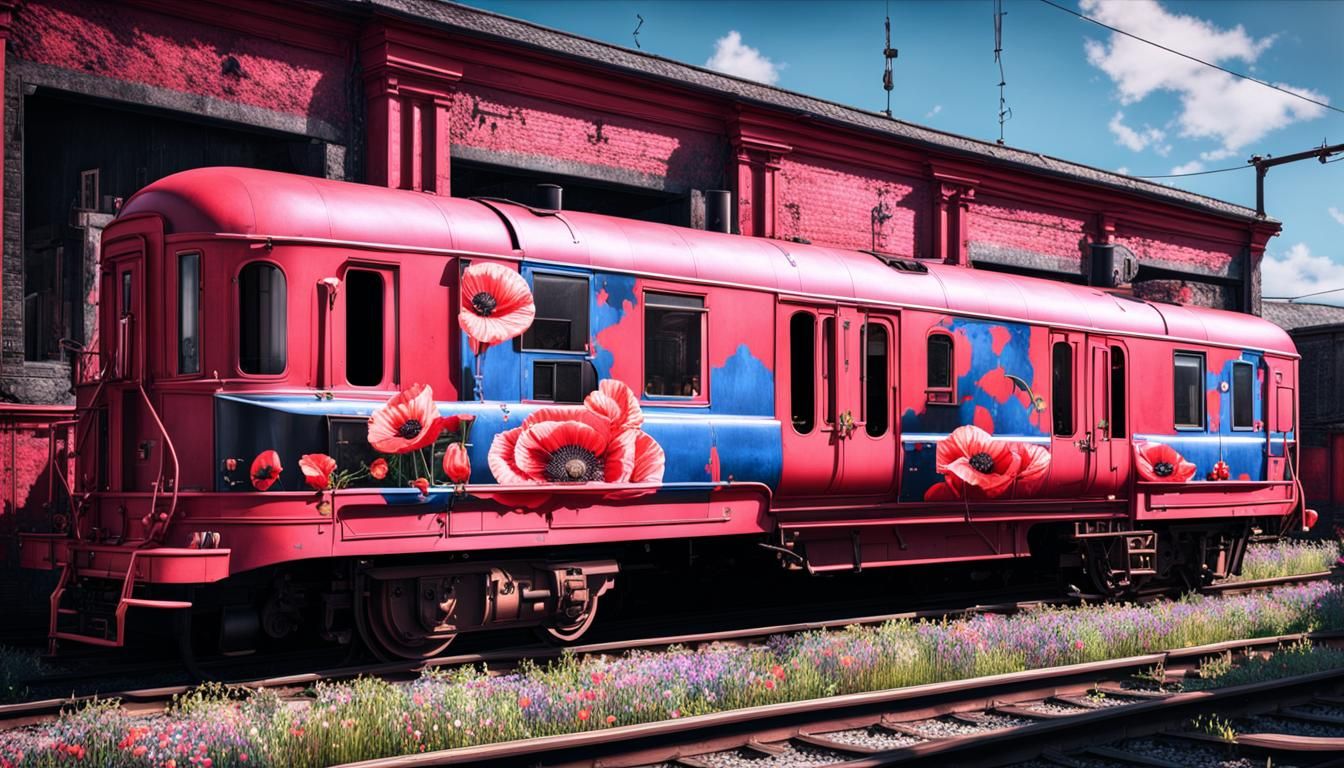 In Derelict Sidings the Poppies Entwine