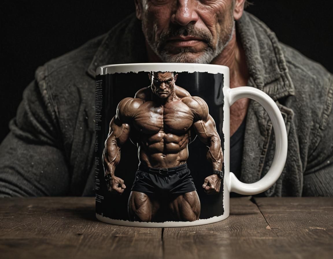 Humanoid Coffee Mug: Grotesque Fantasycore Horror Art