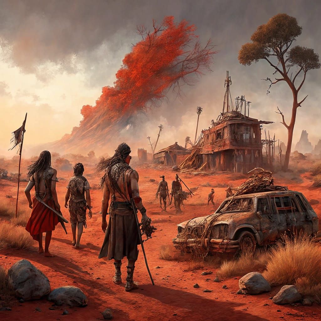 Post-Apocalyptic Outback Survivors With Aboriginal Body Pain...