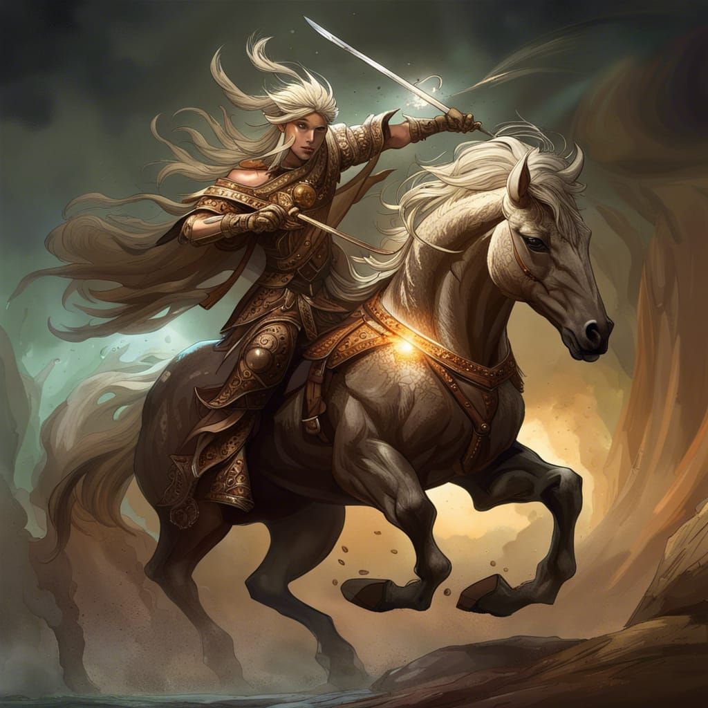 Centaurs in Dark Fantasy Concept Art