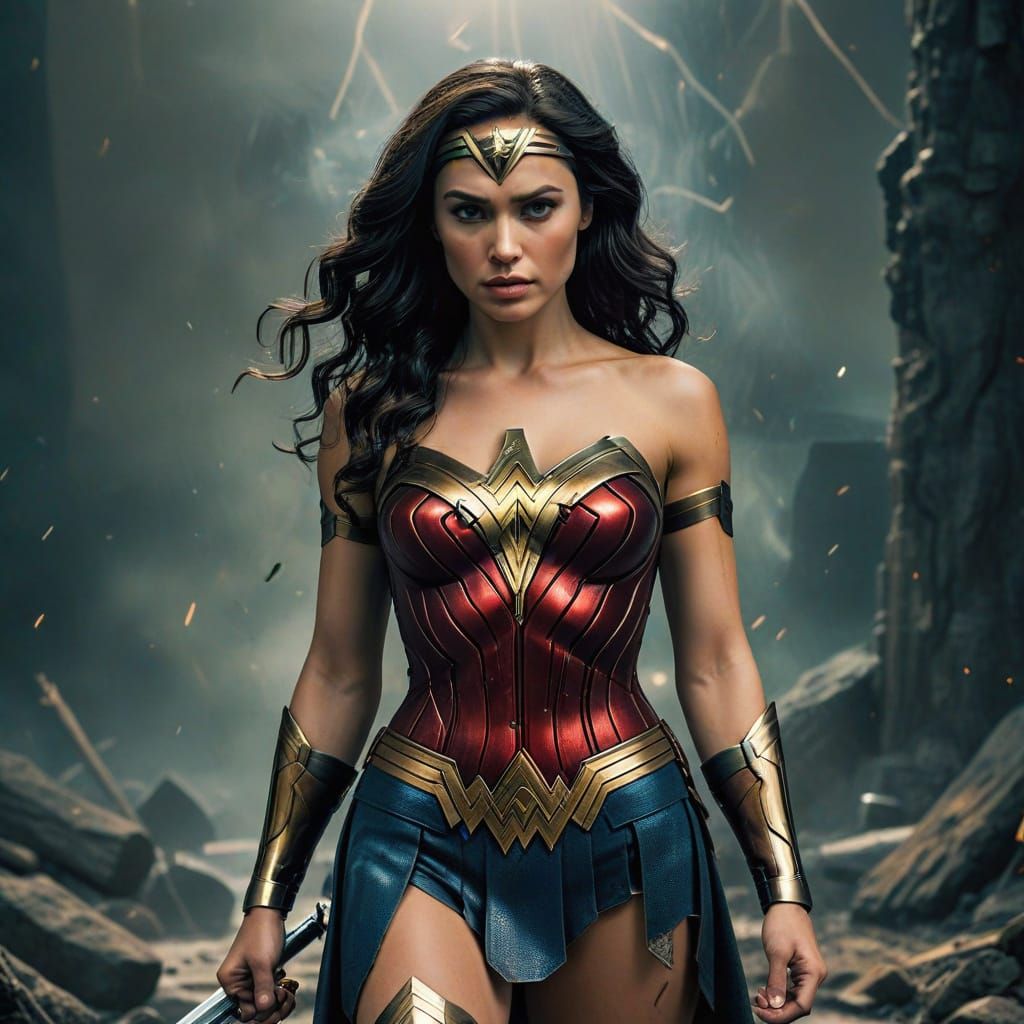 Enigmatic Religious Wonder Woman Devotion