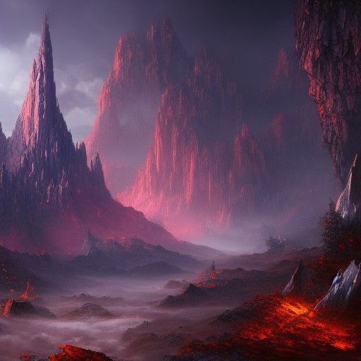Fantastical Matte Painting with Intricate Details