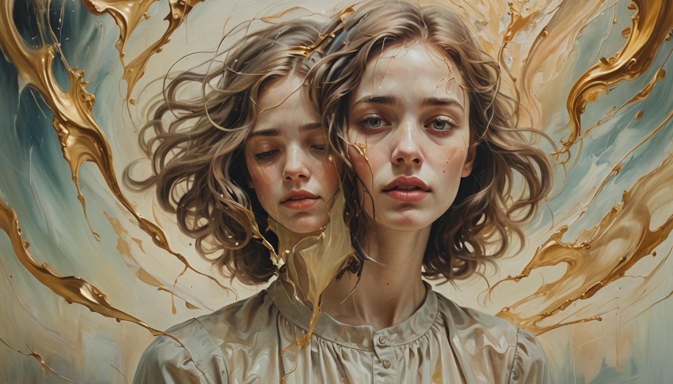 Surreal Memory Loss in Oil Painting Style