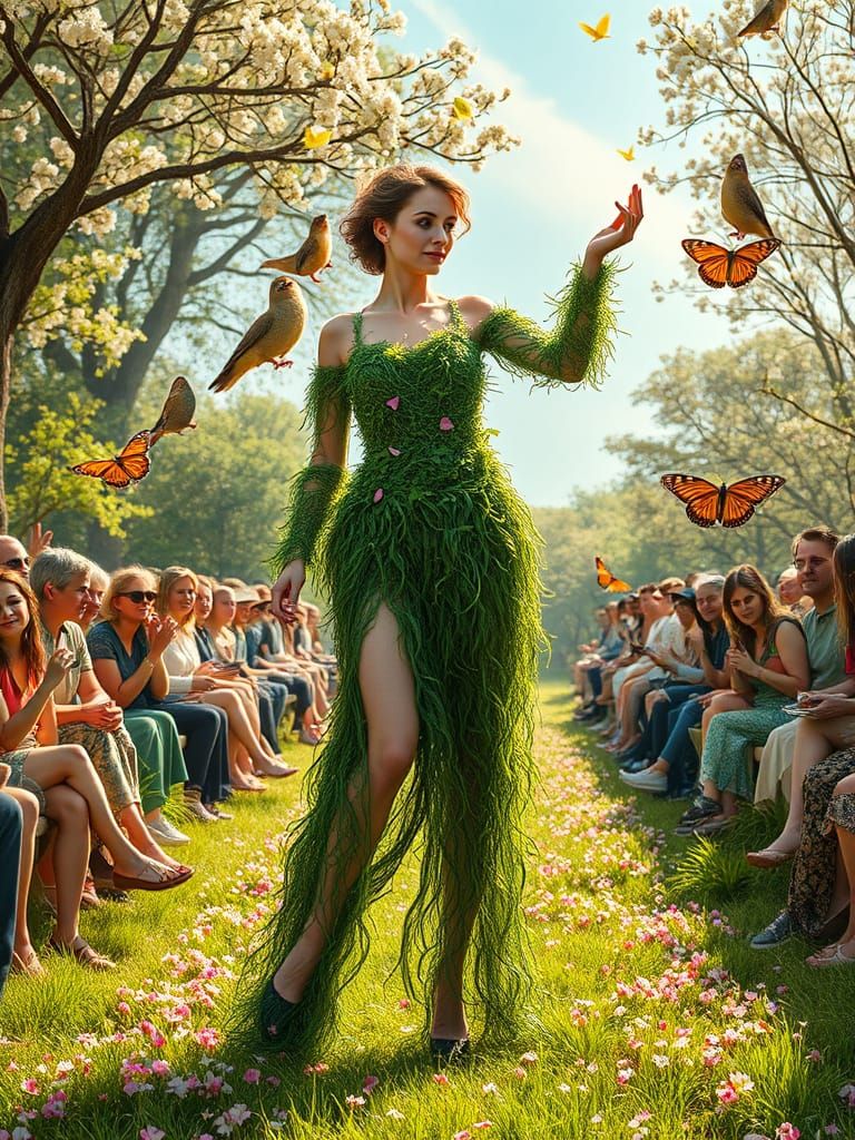 Surreal Model Embodies Resilience in Whimsical Woodland Scen...