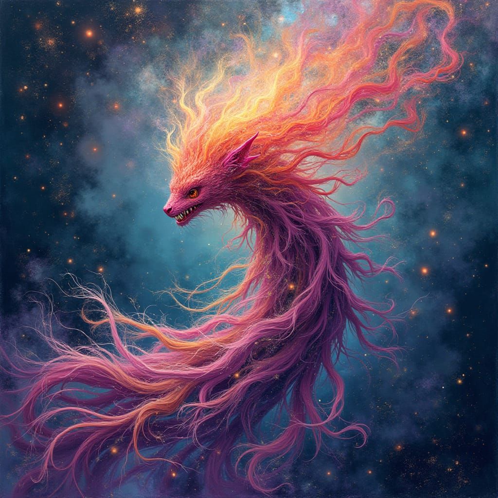 Out in the depths of space this beast lives and feeds on sou...