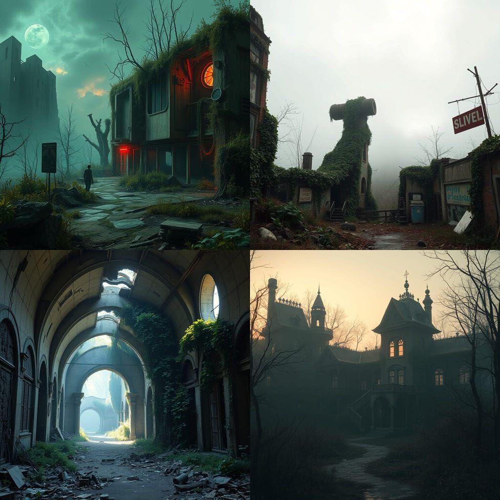 Eerie Image of Lost Places