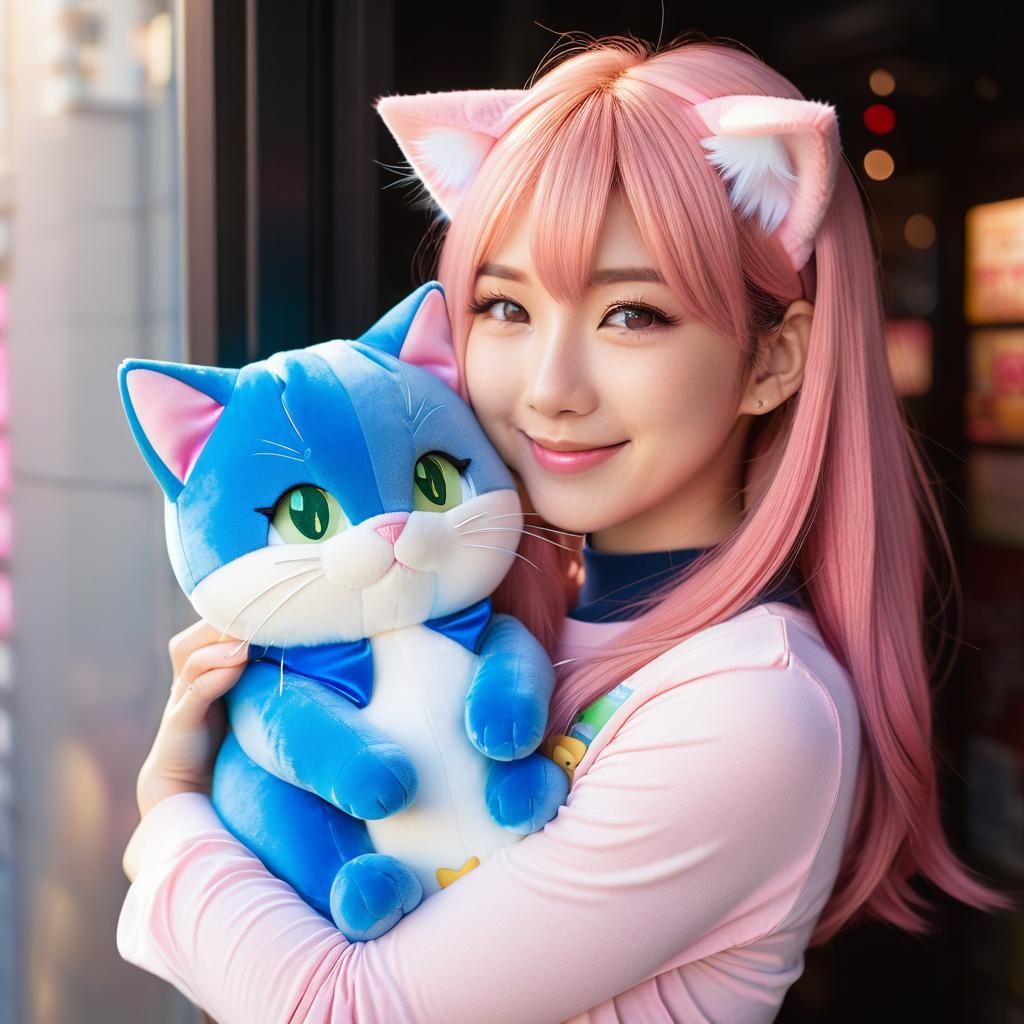 My blue cat friend.💙🐈‍⬛