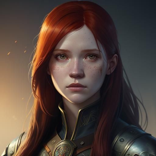 Hyperdetailed Beast Girl Portrait in Volumetric Lighting